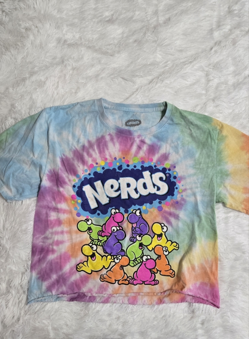 Nerds Tie-Dye Crop Top - Multicolor